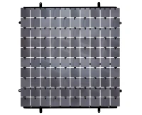 Panel dekoracyjny grafitowy, czarne tło typ B, 30x30 cm/ 100 kwadratów KK