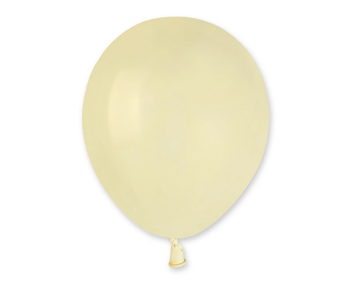 Balony Gemar 5", pastel maślane, 100szt.