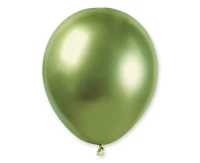 Balony Gemar 5", shiny zieleń kiwi, 100szt. KK