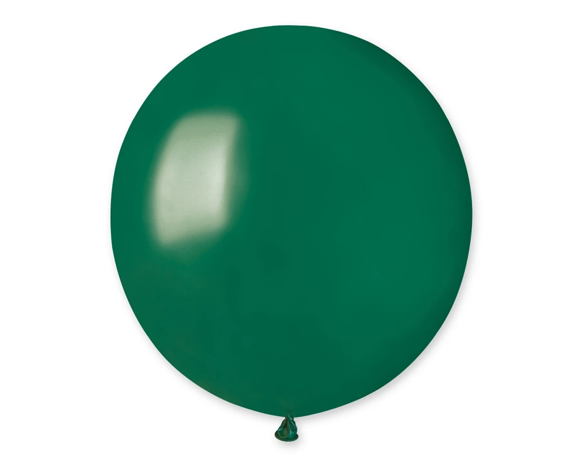 Balony Gemar 19", pastel szmaragdowe zielone (butelkowe), 25szt.