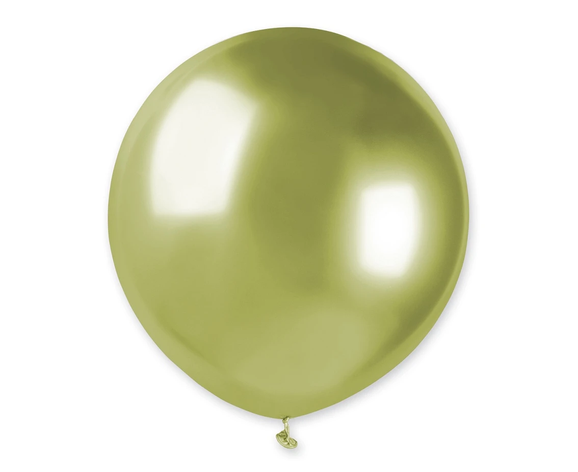 Balony Gemar 19", shiny zielene kiwi, 25szt.