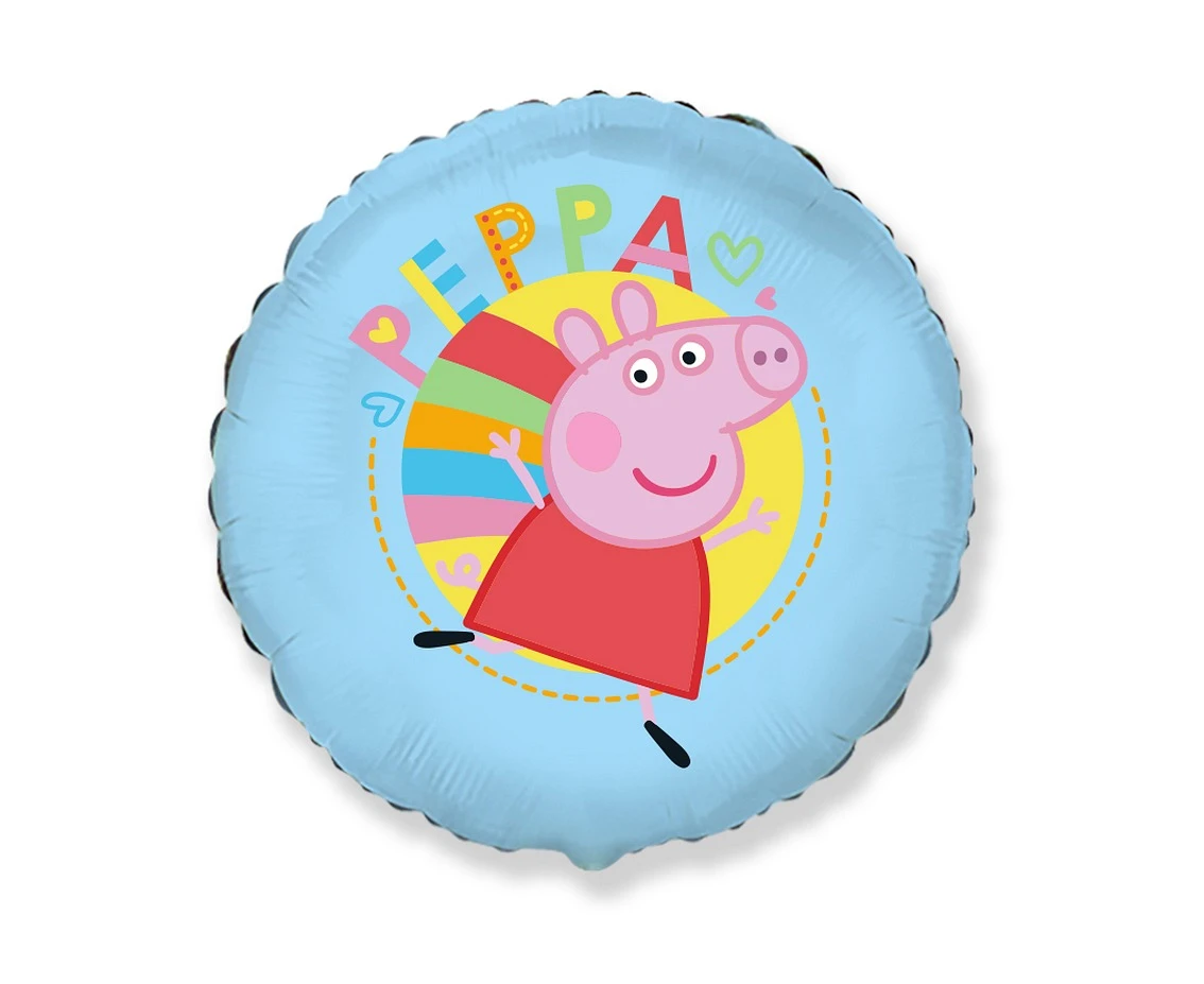 Balon foliowy 18" FX - Peppa Blue (opak. papierowe), pakowany