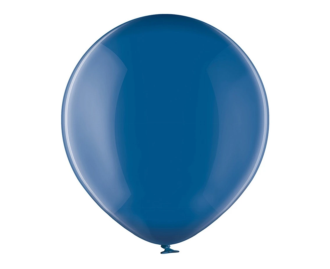 Balony Belbal 5", D5, (crystal blue) crystal niebieskie, 25szt. KK