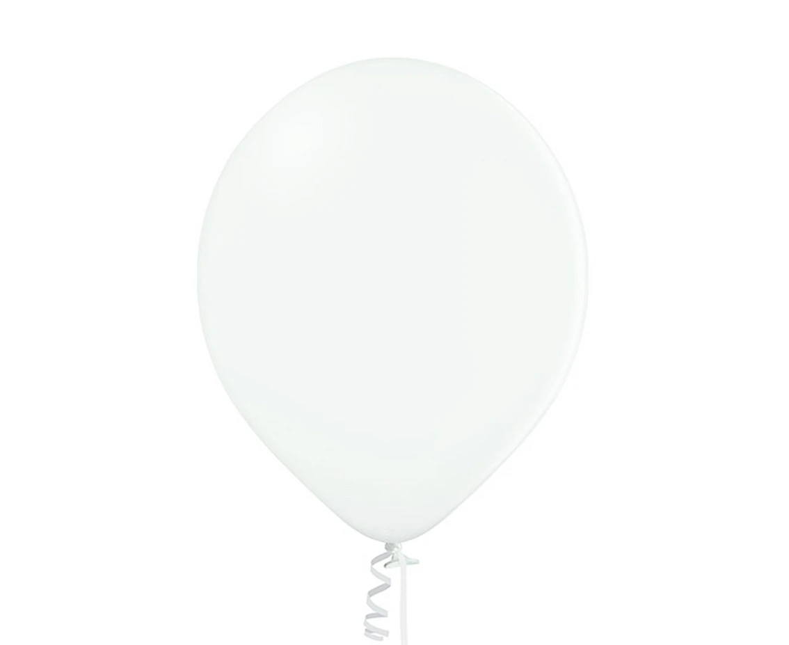 Balony Belbal 17", B150-002, (pastel white) pastel białe, 25szt.