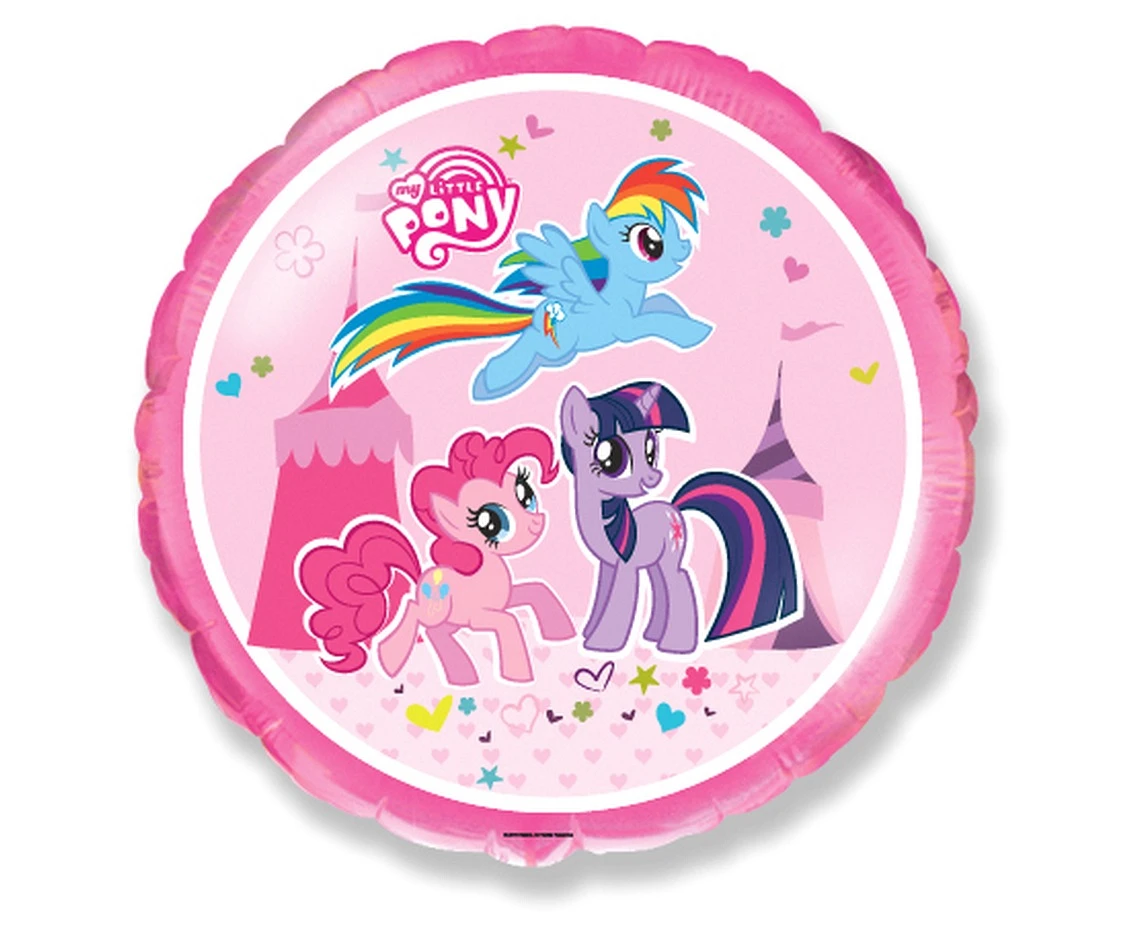 Balon foliowy 18" FX - Little Pony (okragły), niepakowany KK