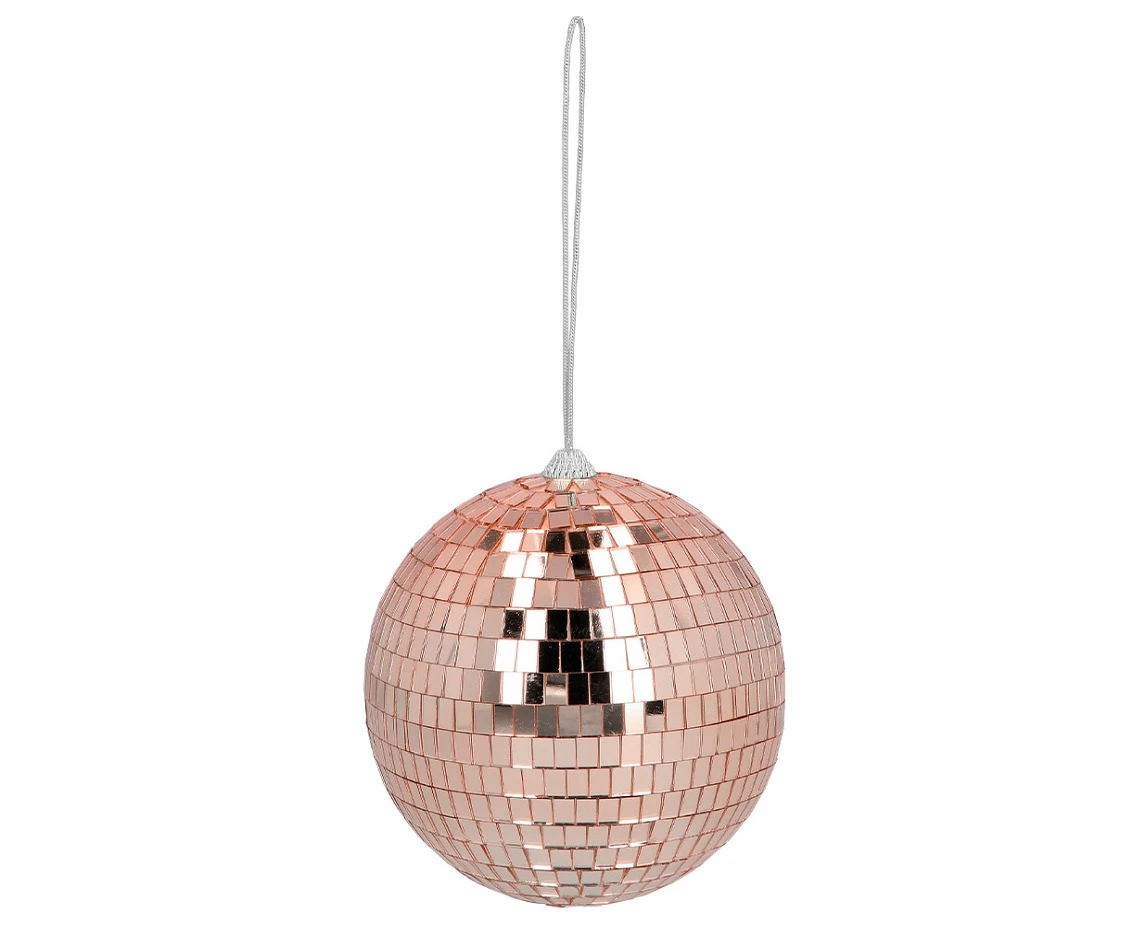 Kula disco, różowozłota, 15 cm