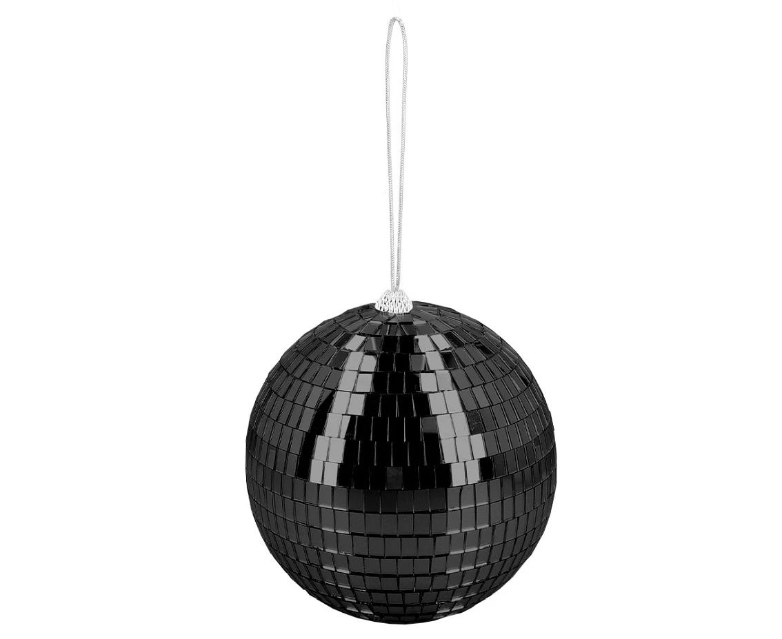 Kula disco, czarna, 15 cm