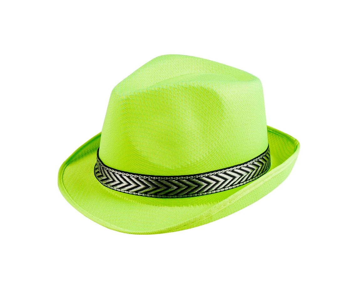 Kapelusz Funky, neonowy zielony