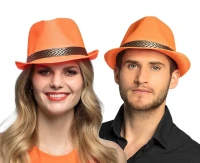 Kapelusz Funky, neonowy pomarańcz kk.