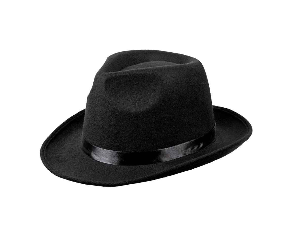 Kapelusz Mafia, czarny