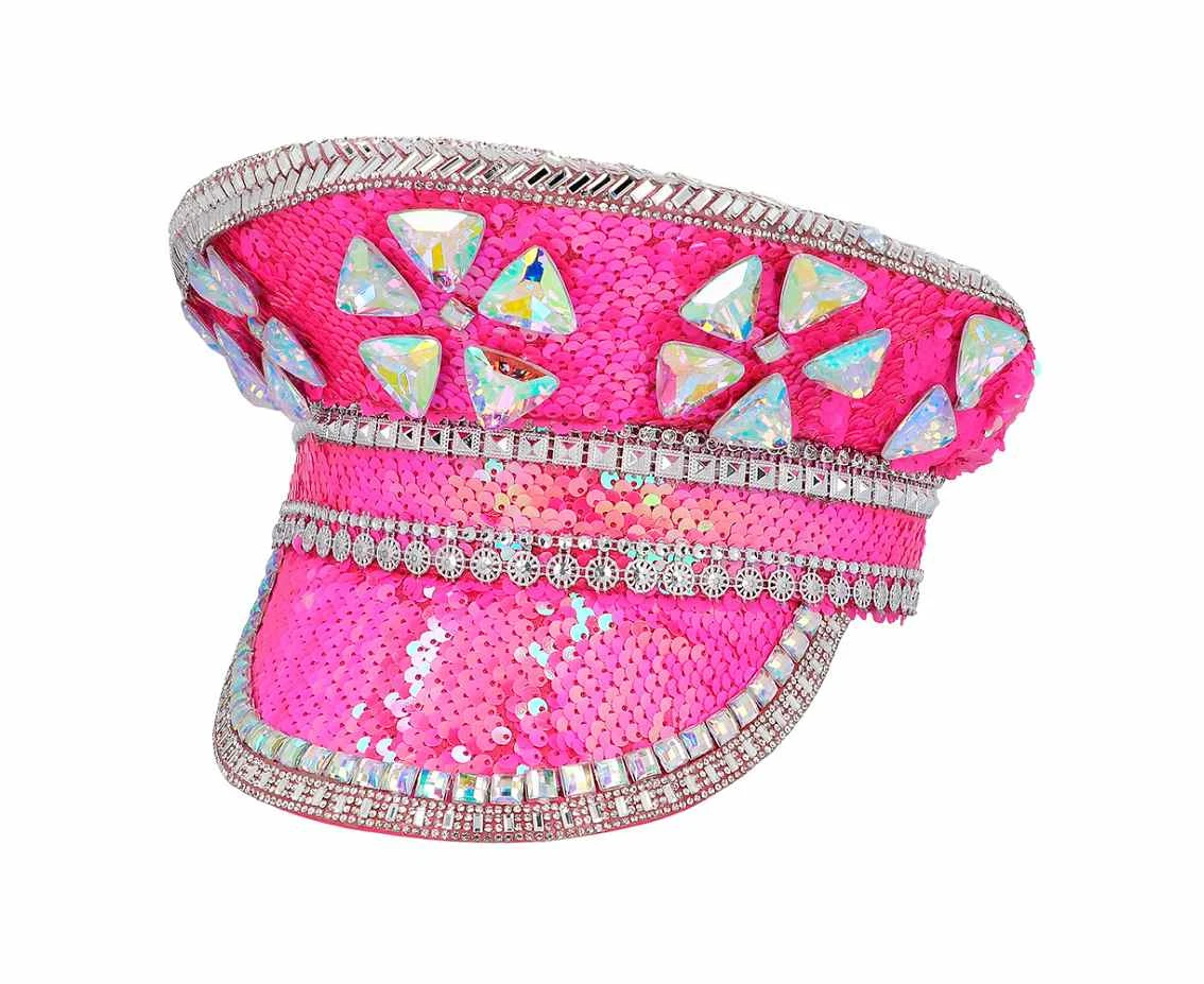 Czapka Pink, błyszcząca