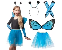 Zestaw dla dzieci Motyl (skrzydła, tutu, opaska, rękawiczki)