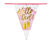 Girlanda 'Hello Girl!', 30 x 20 cm, 6 m.