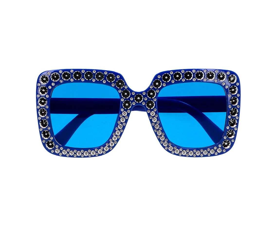Okulary Bling, niebieskie
