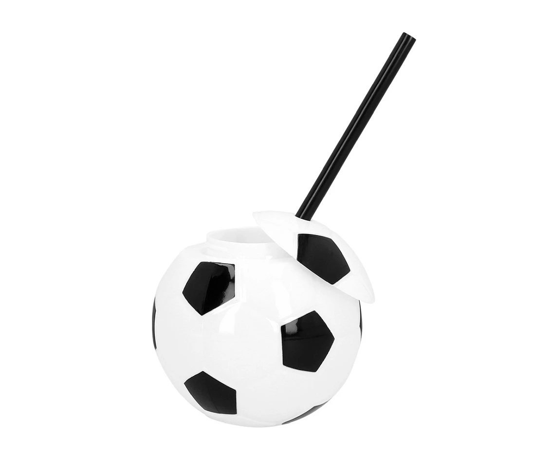 Kubek Football z rurką, 450 ml