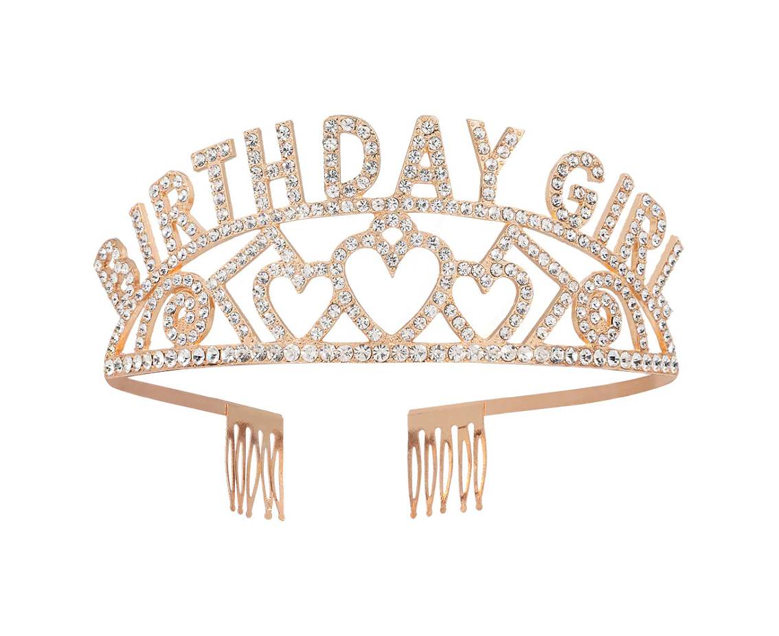 Opaska metalowa 'Birthday Girl'
