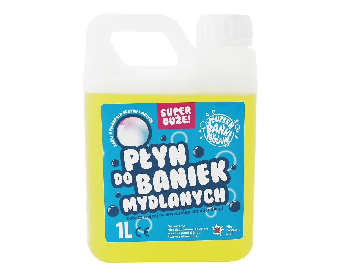 Płyn do dużych baniek mydlanych Słupskie Bańki, 1l