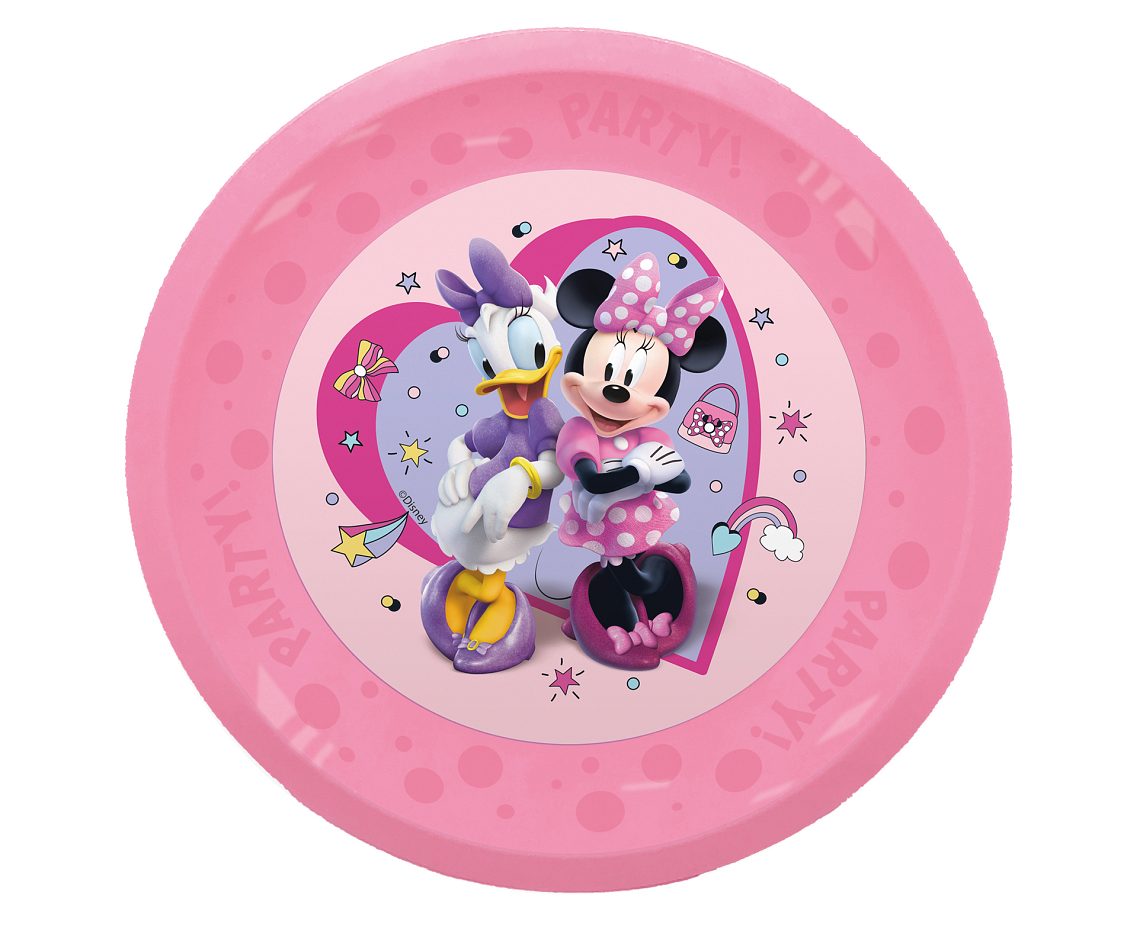 Talerz wielokrotnego użytku Minnie Junior Disney, 21 cm, 4 szt. KK