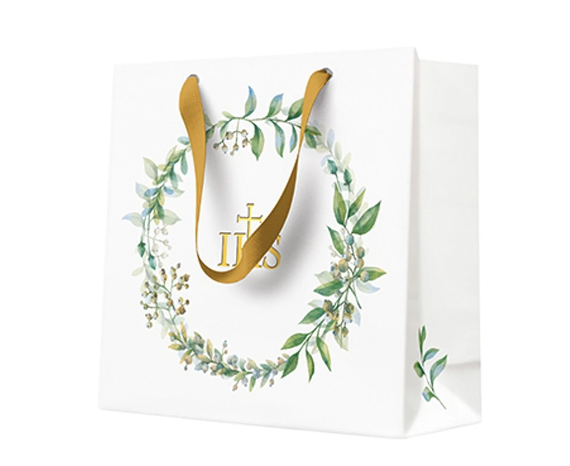Torebka prezentowa First Communion, square, 17x17x6 cm