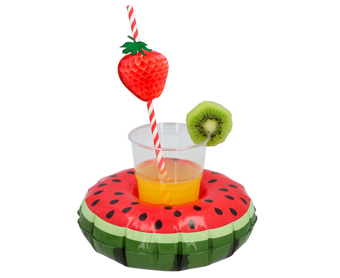 Nadmuchiwany uchwyt na kubek Arbuz, 20 cm KK