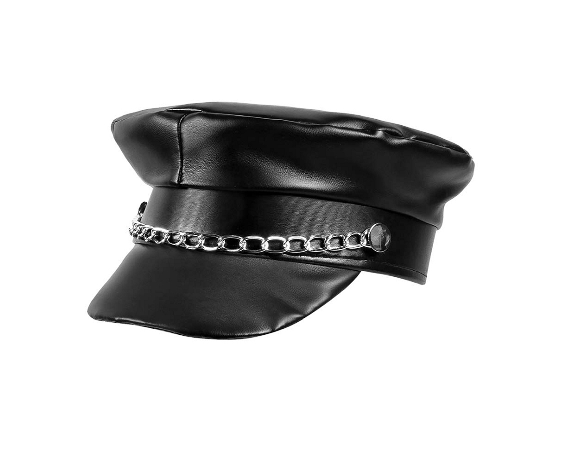 Zestaw Rocker (czapka, okulary, naszyjnik, bransoletka i wąsy)