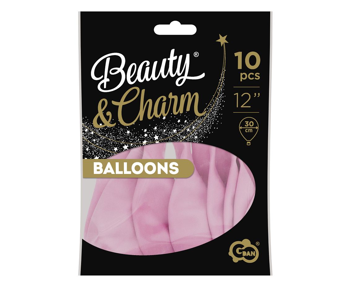 Balony B&C 12", macaron liliowe, 10szt.