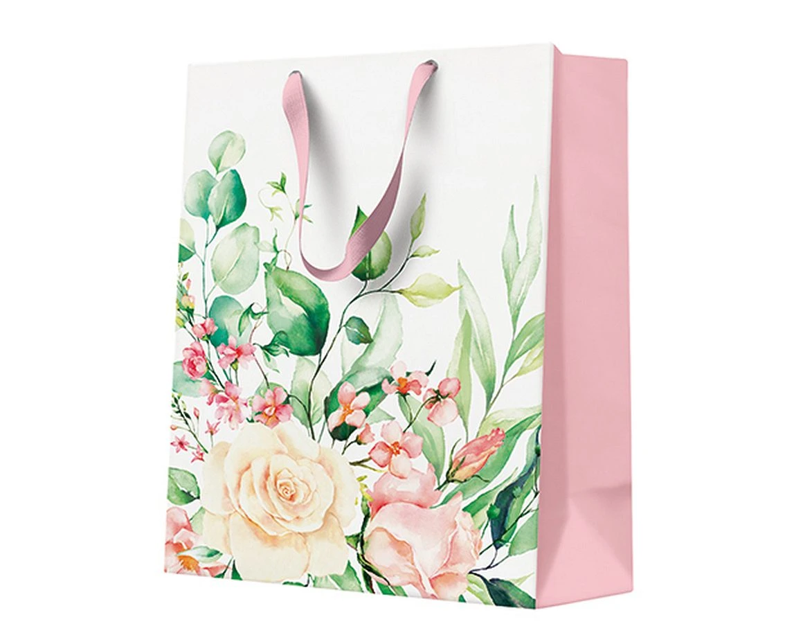 Torebka prezentowa Floral Moments, 20 x 25 x 10 cm