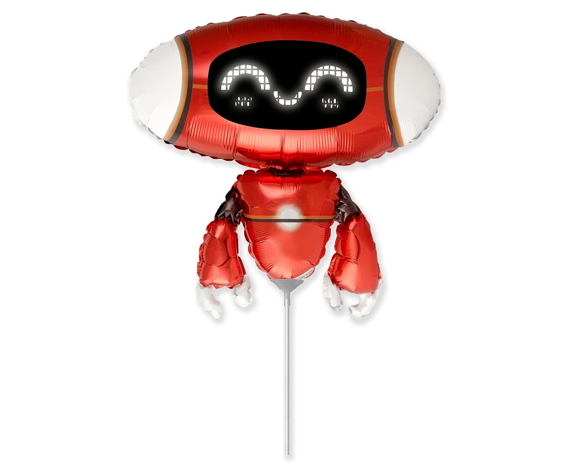 Balon foliowy 14" FX - Robot Red, niepakowany KK