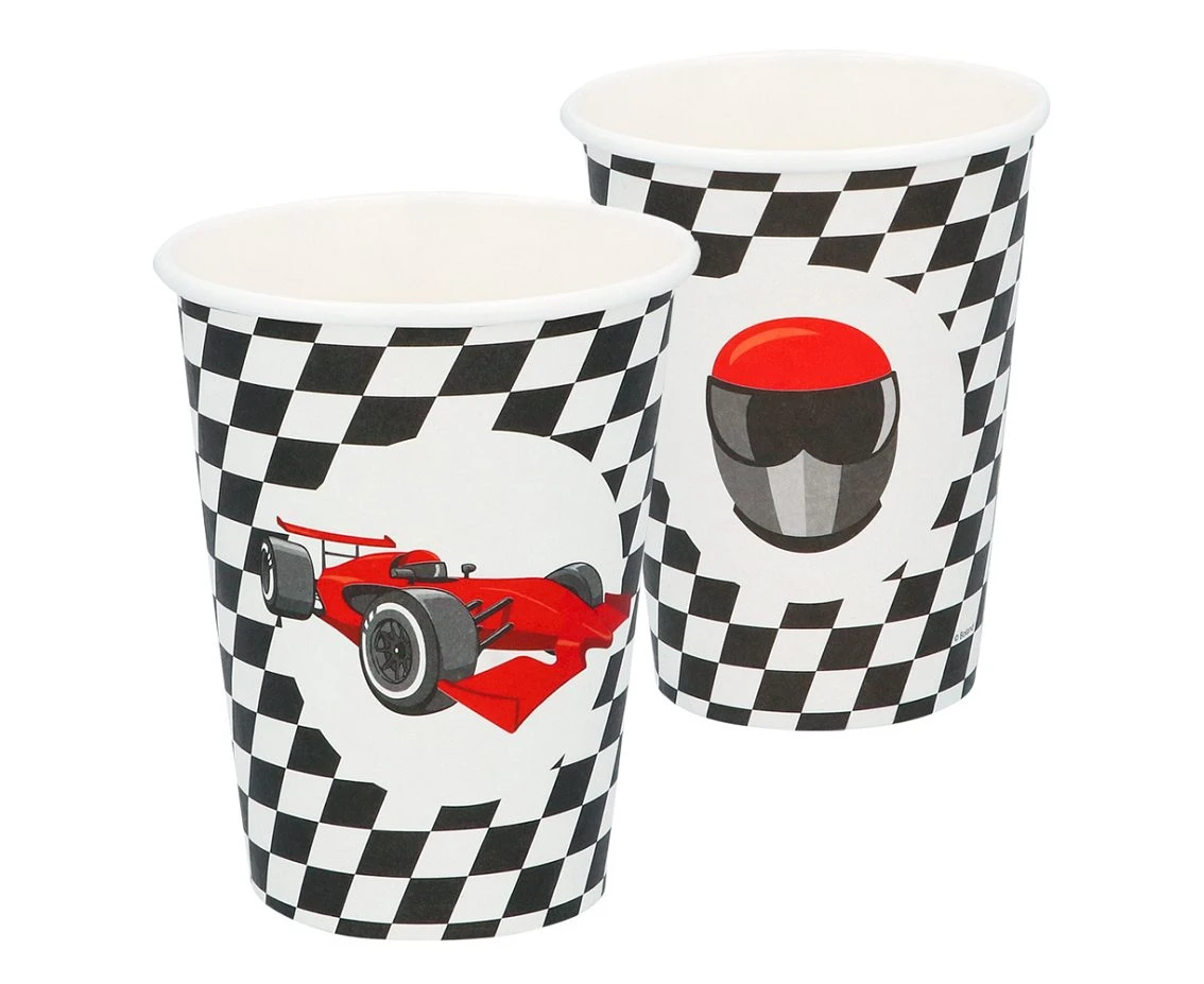 Kubeczki papierowe Racing, 250 ml, 8 szt.