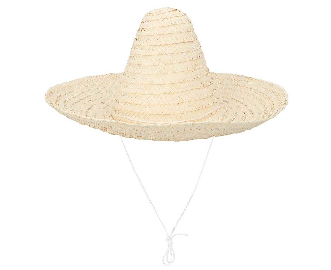 Kapelusz Sombrero , beżowy, 49 cm