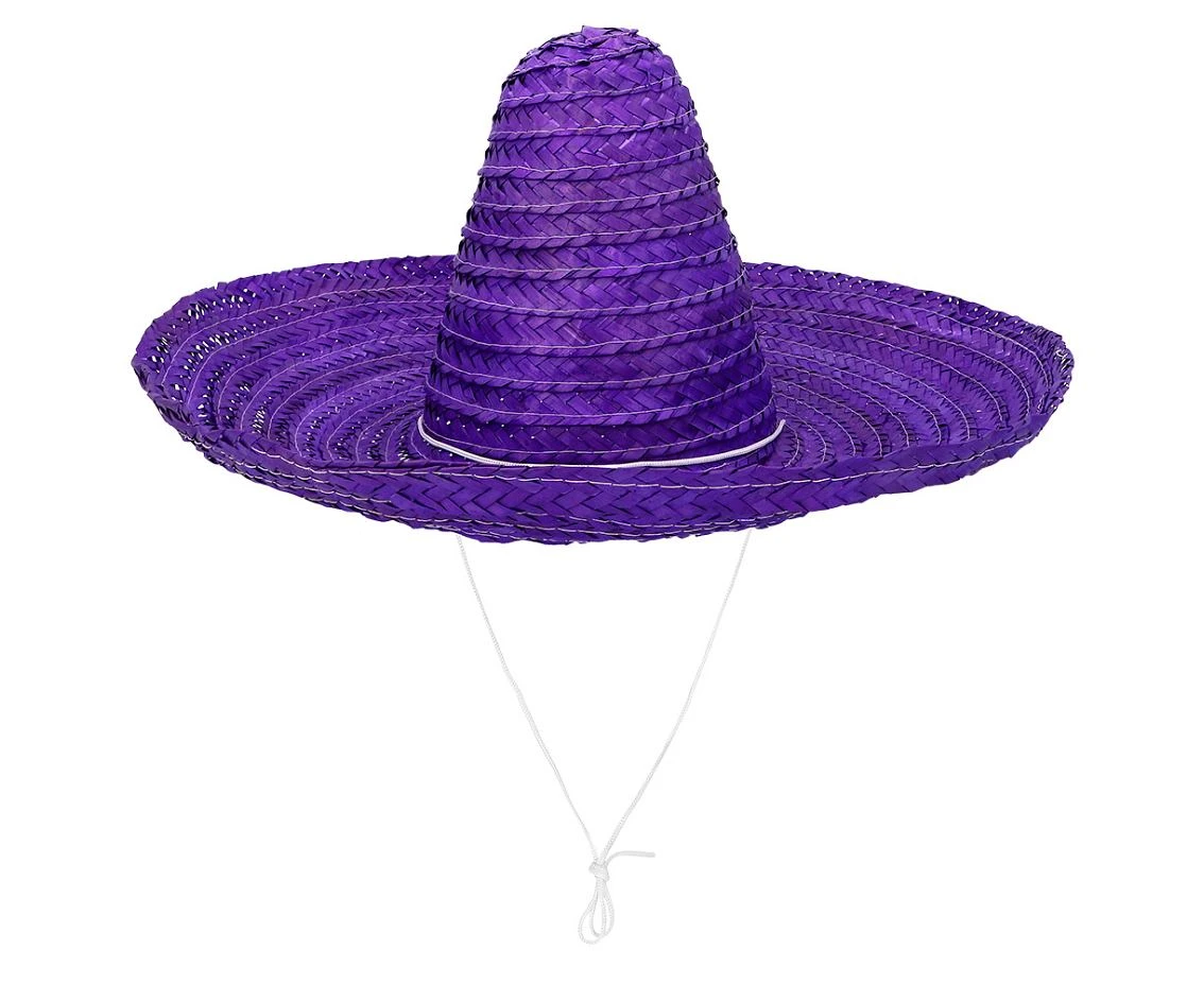 Kapelusz Sombrero , fioletowy, 49 cm
