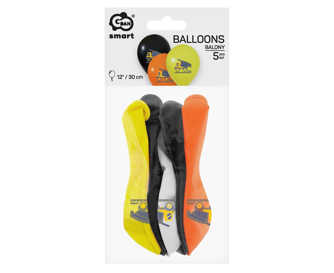 Balony Wywrotka, 12"/ 5 szt.