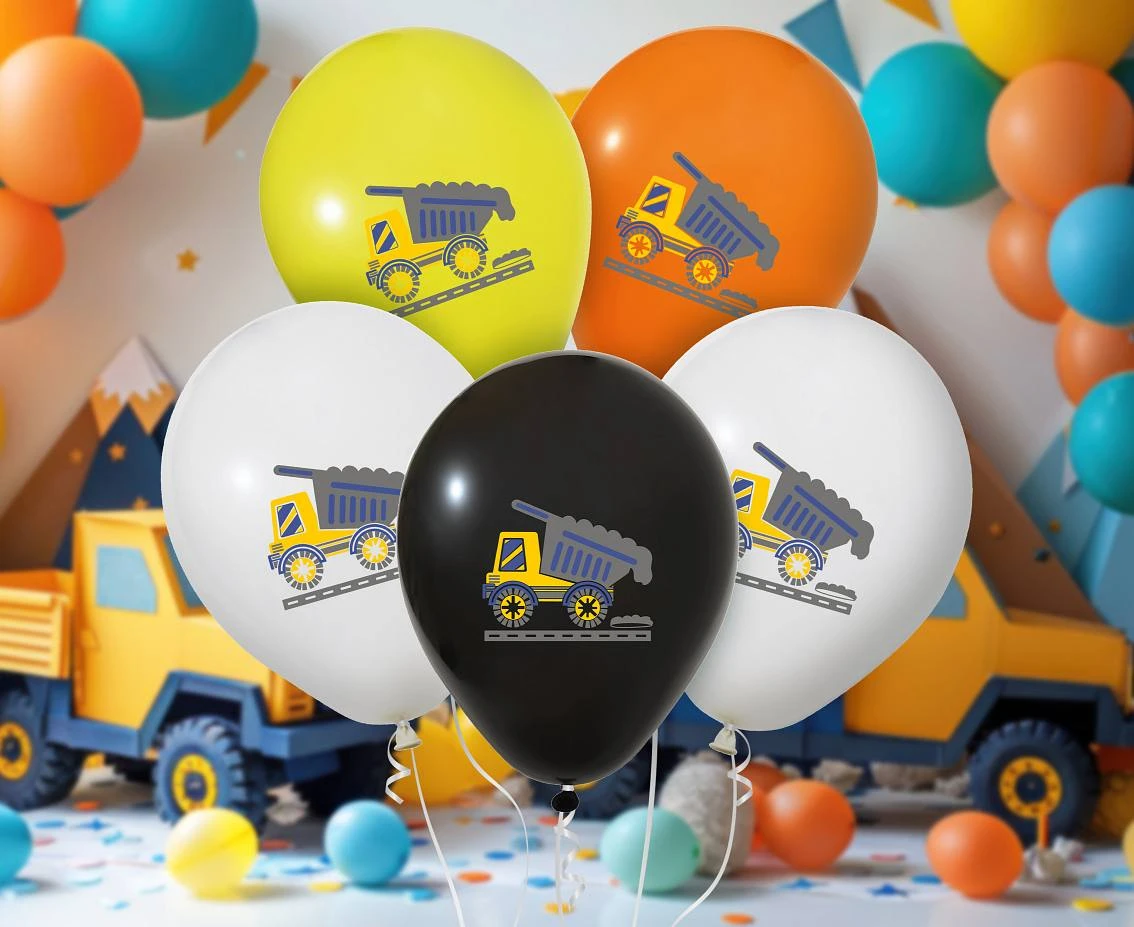 Balony Wywrotka, 12"/ 5 szt.