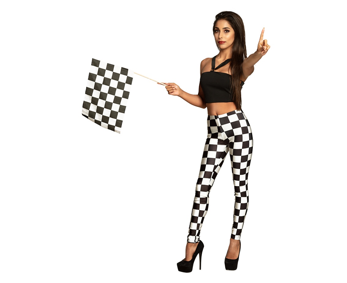 Flaga Racing, (30 x 45 cm), 60 cm