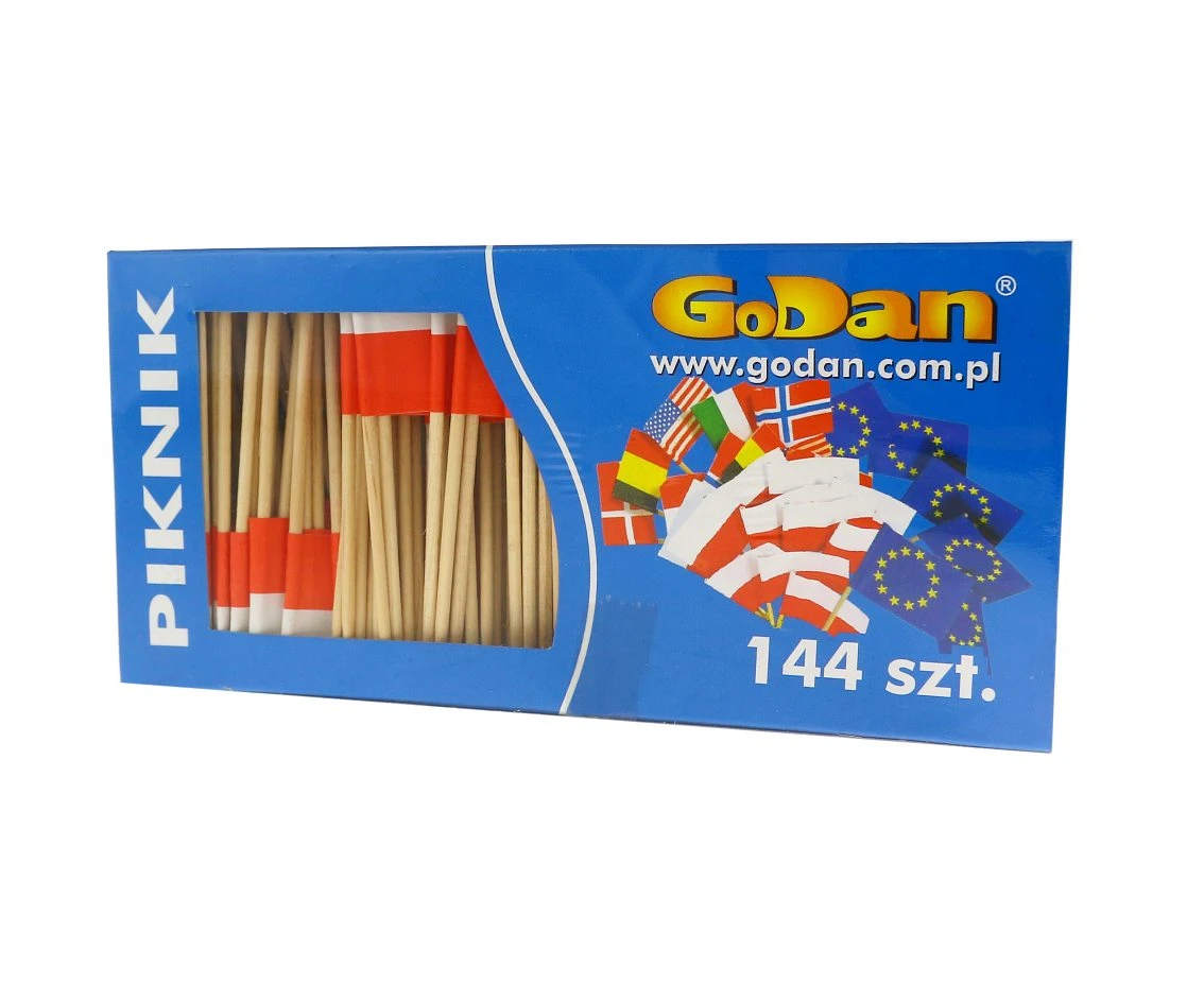 Szpilki "Flaga" 6,8 cm PL / 144 szt.