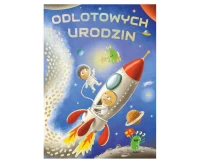 Kartka okolicznościowa B6 KOSMOS, 1 szt.