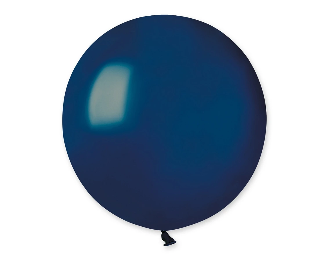 Balony Gemar, pastel kula 0.75m navy, 1szt.