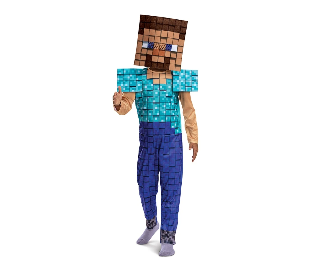 Strój Steve Plus- Minecraft (licencja), rozm.S (4-6 lat)
