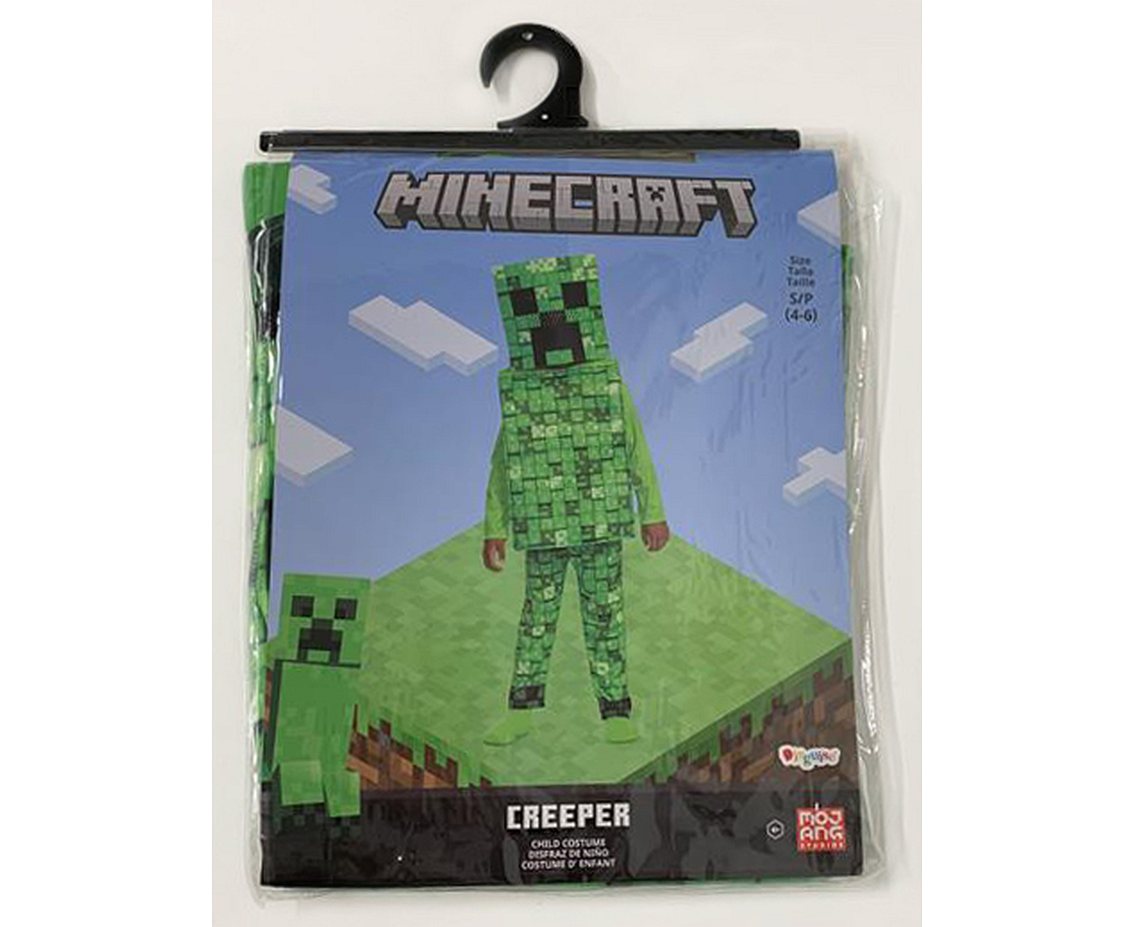 Strój Creeper- Minecraft (licencja), rozm.S (4-6lat)
