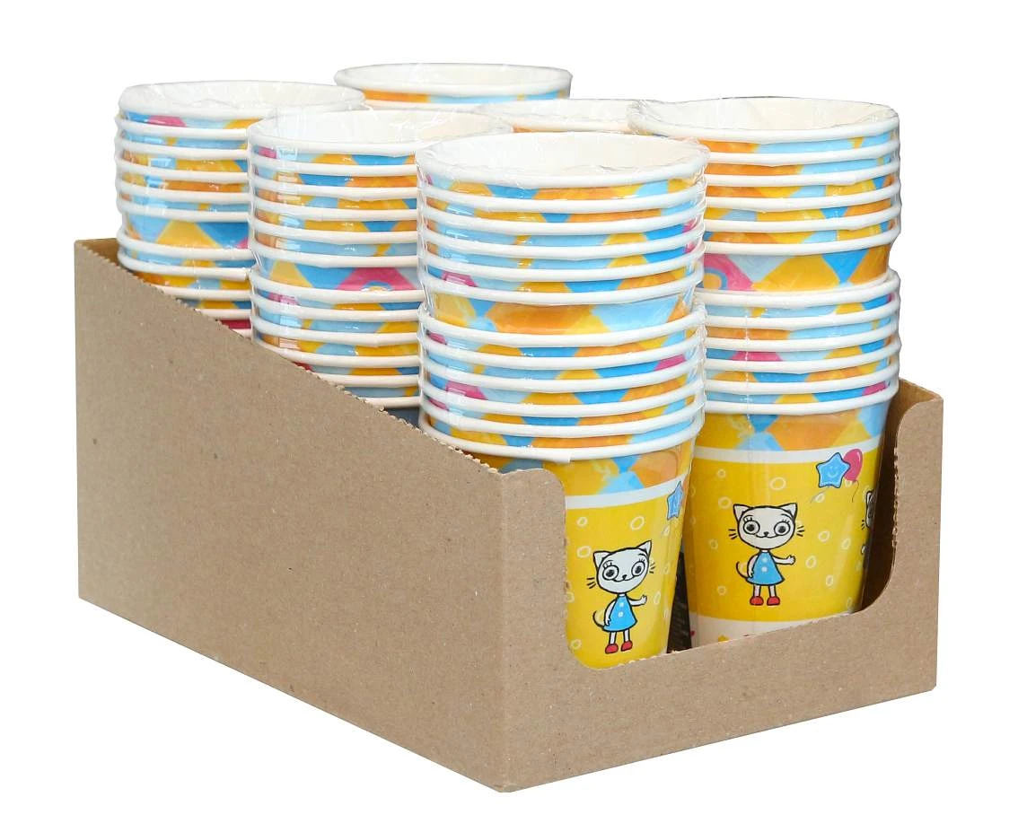 Kubeczki pap. Kicia Kocia (licencja), 250 ml, 6 szt.
