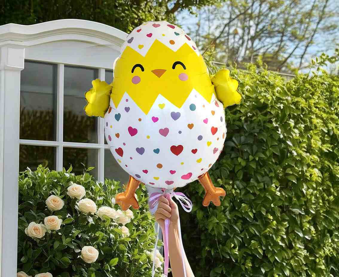 Balon foliowy 24" FX - Wesoły Kurczak, niepakowany
