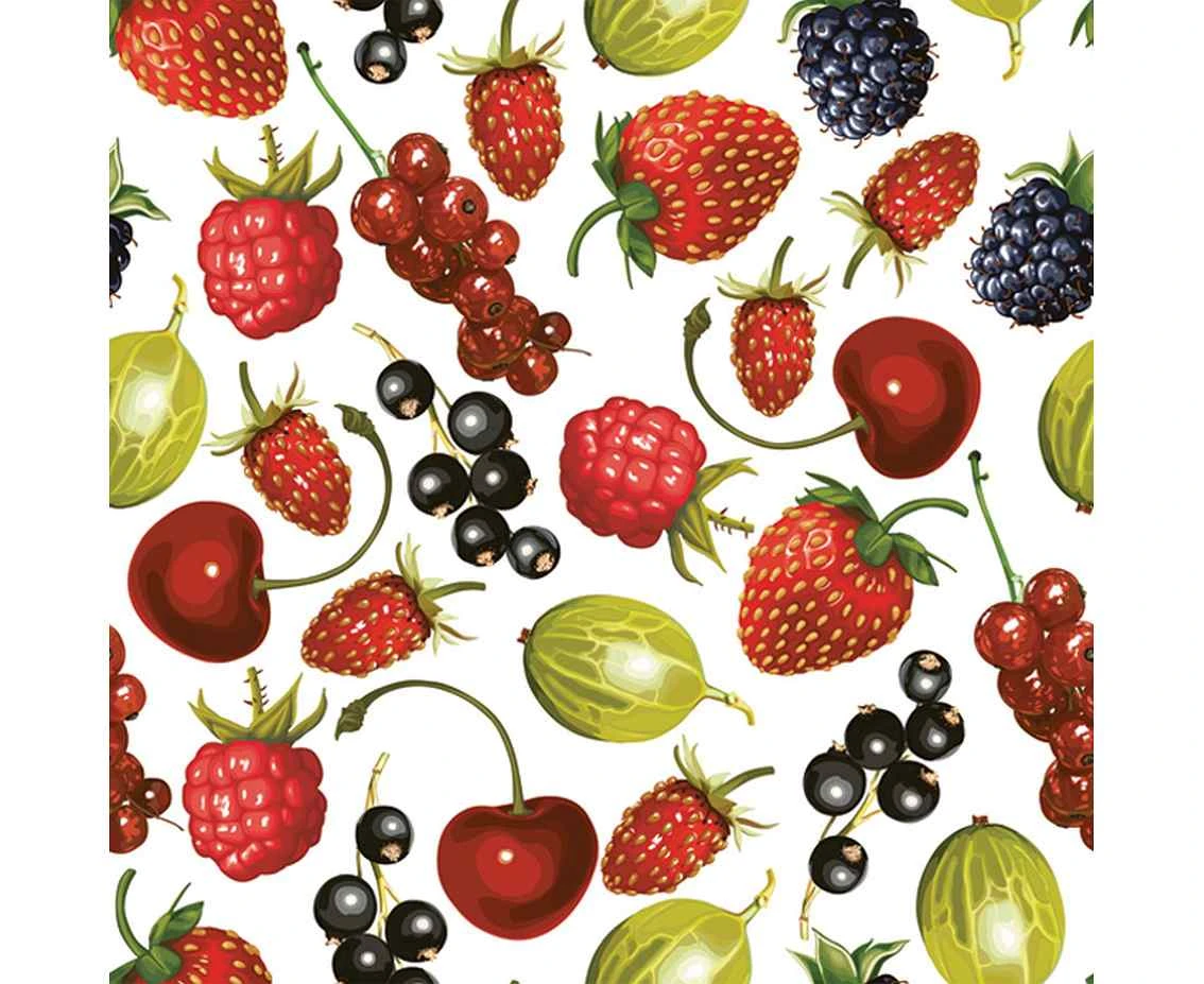 Serwetki pap. Summer Fruits Allover, 33x33 cm, 20 szt.