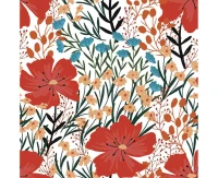 Serwetki pap. Poppy & Wild Flowers, 33x33 cm, 20 szt.