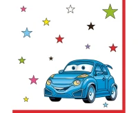 Serwetki pap. Cartoon Cars, 33x33 cm, 20 pcs