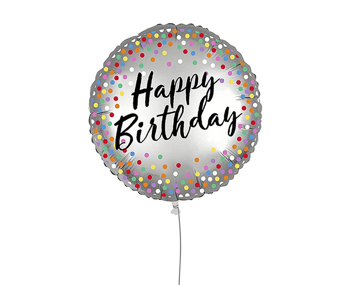Balon foliowy 18" Happy Birthday Decorata