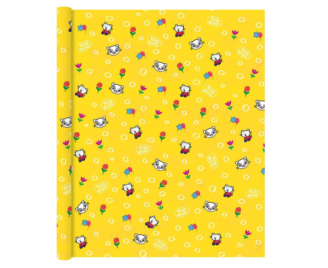 Papier prezentowy Kicia Kocia (licencja) 70x200 cm