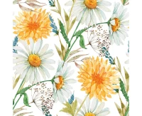 Serwetki papierowe Marigolds and Wildflowers, 33 x 33 cm,  20 szt.