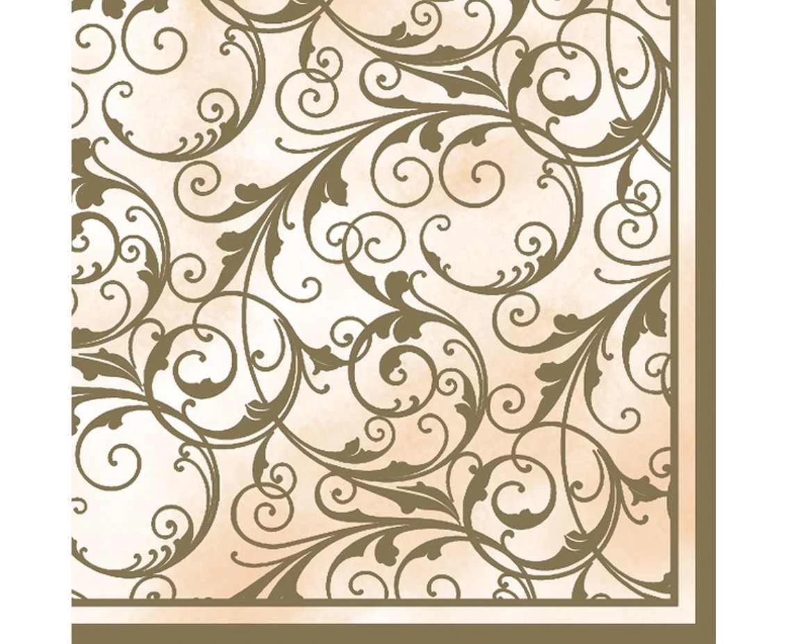 Serwetki papierowe Cream&Gold, 33 x 33 cm,  20 szt.