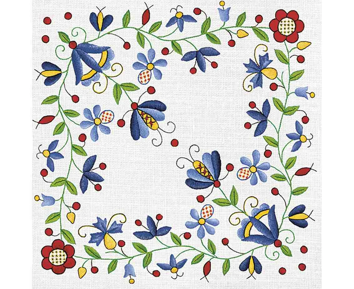 Serwetki papierowe Wejherowski Embroidery Folk, 33 x 33 cm,  20 szt.