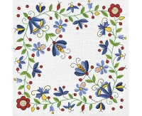 Serwetki papierowe Wejherowski Embroidery Folk, 33 x 33 cm,  20 szt.
